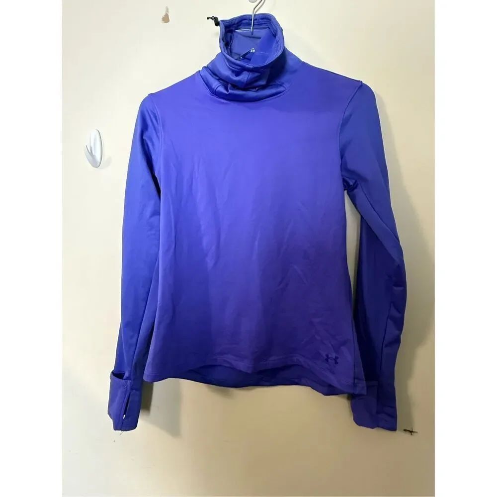 Under Armour Women's UA INFRARED UP PACE FUNNEL Fitted Long Sleeve Purple 137585